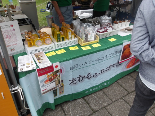 田村市　販売の様子