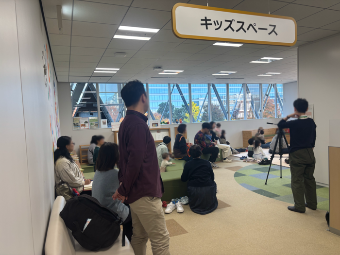庁舎3階のキッズスペース