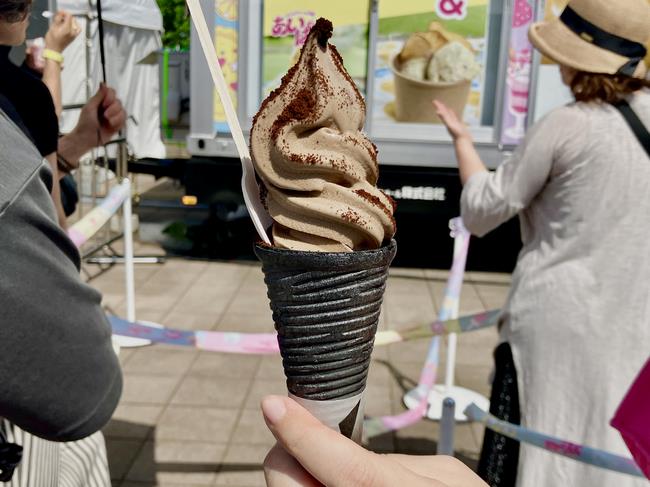 将軍珈琲のソフトクリーム