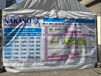 会場案内と競技のスケジュール