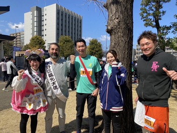 中野区観光大使・TAC連合チーム集合写真