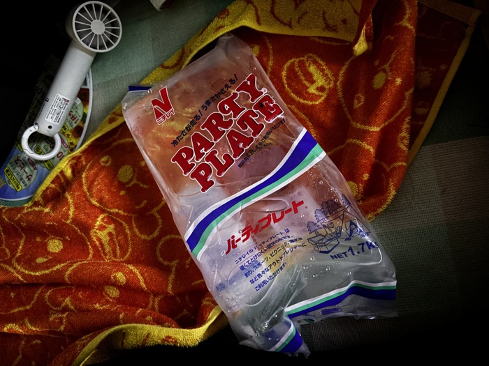 暑さ対策用のブロック氷