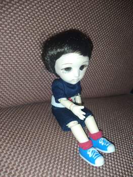 着席するちびナカノさん