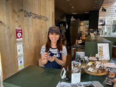 スタッフの橋本さん