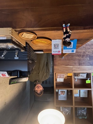 オーナー榎本さんとちびナカノさん