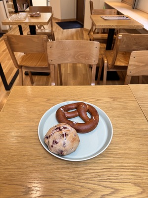 プレッツェルとパン