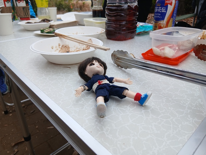 満腹のちびナカノさん