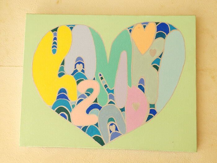 お客さんから贈られたイラスト