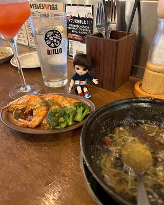 フレッシュ店員さんおすすめのガーリックシュリンプ