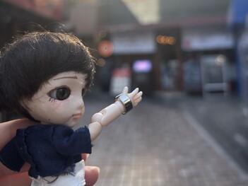 ちびナカノさんお店を発見！