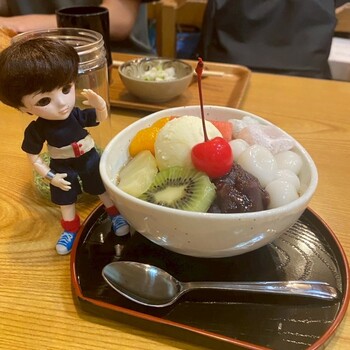 あんみつとちびナカノさん