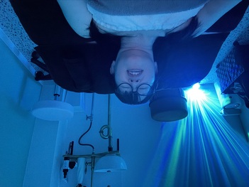 エステを受けるメトコちゃん