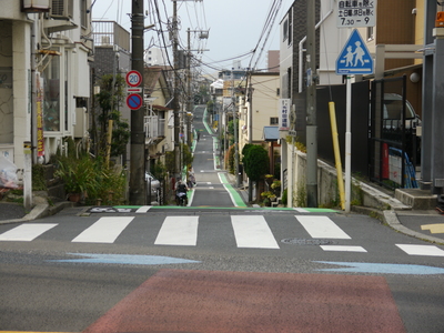 早稲田通りから見た上高田