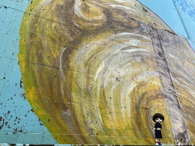 ちびナカノさんとパシャリ