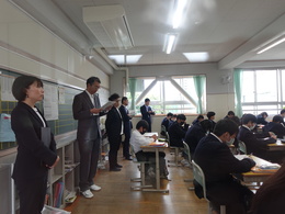 授業視察五中