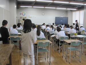 授業視察の様子
