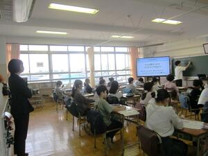 授業視察の様子