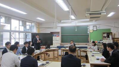 校長先生との懇談