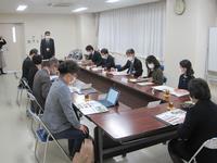 校長先生による学校概要説明の様子