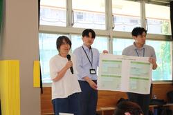 発表をしている様子