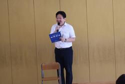 開会のあいさつ