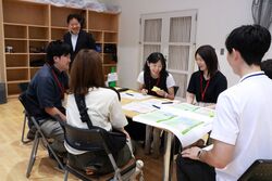 グループワークをしている様子