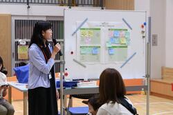 発表をしている様子